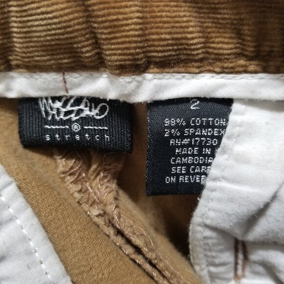 Mossimo pants 2 corduroy cords straight stretch VINTAGE Y2K - Picture 15 of 16